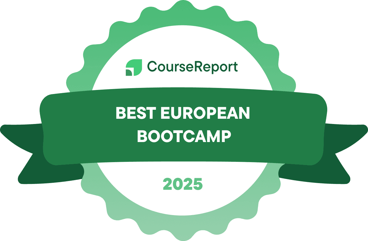 course report award 2025 for best European bootcamp